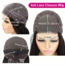 Perruque Lace Front Cheveux Raides 150% Densité
